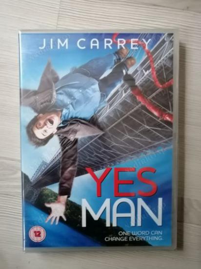 YES MAN  - JIM CARREY - 100 DAKİKA -DVD FİLM   *AÇILMAMIŞ AMBALAJINDA* AVRUPA BASIM TÜRKÇE DİL VE ALTYAZI YOKTUR (+12)