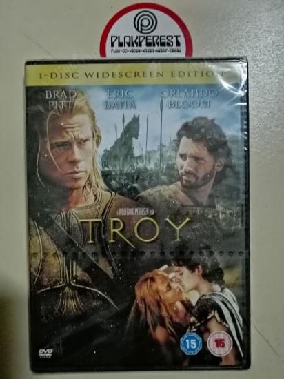 TROY - BRAD PITT - ONE DISC WIDESCRREN EDITION  113  DAKİKA  DVD FİLM   AVRUPA BASIM TÜRKÇE DİL SEÇENEĞİ YOKTUR (+15) * AÇILMAMIŞ AMBALAJINDA*