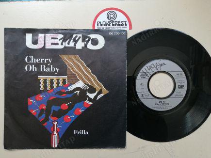 UB40 - CHERRY OH BABY   1984 ALMANYA  BASIM 45 LİK  PLAK