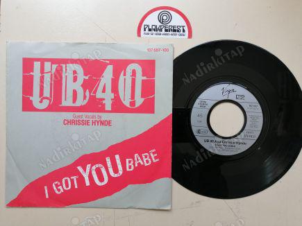 UB40 - I GOT YOU BABE   1985 ALMANYA  BASIM 45 LİK  PLAK