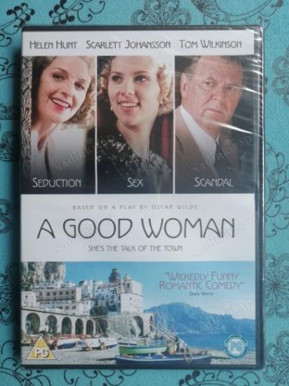 A GOOD WOMAN - HELEN HUNT/SCARLETT JOHANSSON 89 DAKİKA+EXTRAS  -DVD FİLM- AVRUPA BASIM TÜRKÇE DİL SEÇENEĞİ YOKTUR  *AÇILMAMIŞ AMBALAJINDA*