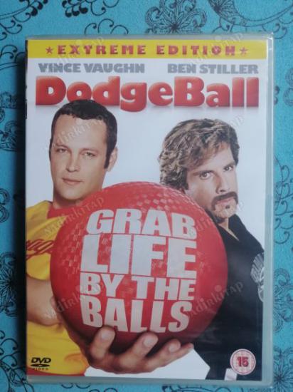 DODGEBALL -VINCE VAUGN /BEN STILLER -   88 DAKİKA+EXTRAS  -DVD FİLM- AVRUPA BASIM TÜRKÇE DİL SEÇENEĞİ YOKTUR (+15)  *AÇILMAMIŞ AMBALAJINDA*