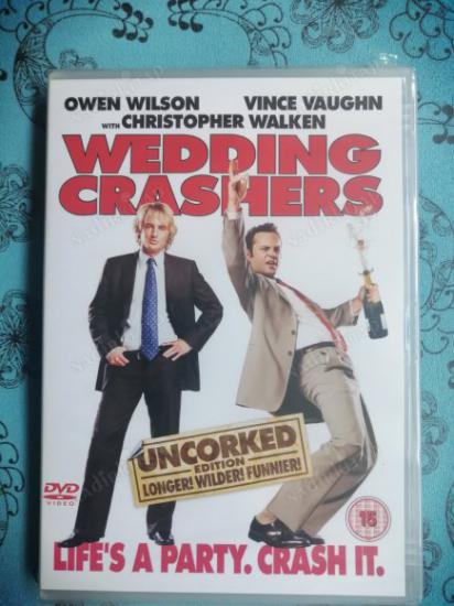 WEDDING CRASHERS - OWEN WILSON - UNCORKED EDITION 128 DAKİKA+EXTRAS  -DVD FİLM- AVRUPA BASIM TÜRKÇE DİL SEÇENEĞİ YOKTUR (+15) *AÇILMAMIŞ AMBALAJINDA*