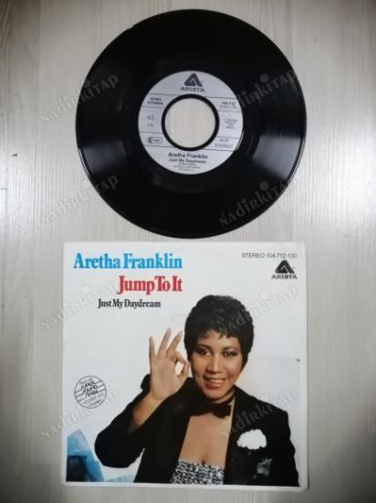 ARETHA FRANKLIN - JUMP TO IT - 1982 ALMANYA  BASIM 45’LİK  PLAK