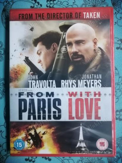 FROM PARIS WITH LOVE - JOHN TRAVOLTA -  88 DAKİKA DVD FİLM- AVRUPA BASIM TÜRKÇE DİL SEÇENEĞİ YOKTUR (+15) * AÇILMAMIŞ AMBALAJINDA*