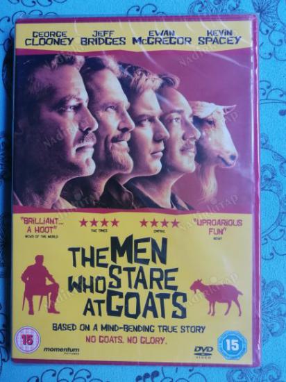 THE MAN WHO STARE AT GOATS  - A GRANT HESLOV FILM  89 DAKİKA DVD FİLM- AVRUPA BASIM TÜRKÇE DİL SEÇENEĞİ YOKTUR (+15) * AÇILMAMIŞ AMBALAJINDA*