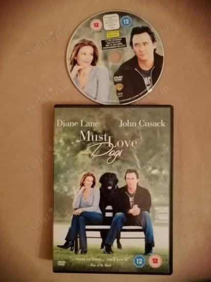 MUST LOVE DOGS - DIANE LANE/JOHN CUSACK  - 94 DAKİKA+ EXTRAS - AVRUPA BASIM TÜRKÇE DİL SEÇENEĞİ YOKTUR (+12)