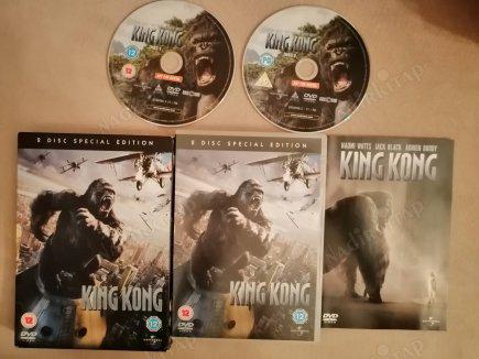 KING KONG  -DVD FİLM -2 DISC SPECIAL EDITION -(24 SAYFALIK BOOKLET’ Lİ ) 179 DAKİKA+ EXTRAS - AVRUPA BASIM TÜRKÇE DİL SEÇENEĞİ YOKTUR (+12)