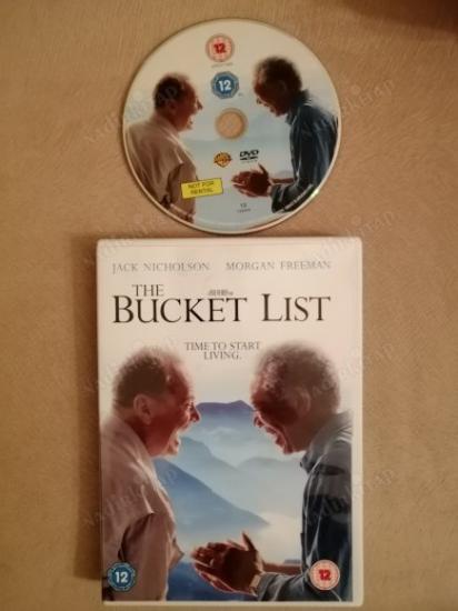 THE BUCKET LIST  - JACK NICHOLSON / MORGAN FREEMAN -  DVD - 93 DAKİKA+ EXTRAS - AVRUPA BASIM TÜRKÇE DİL SEÇENEĞİ YOKTUR (+12)