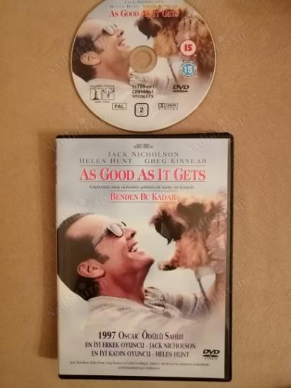 AS GOOD AS IT GETS -(BENDEN BU KADAR ) JACK NICHOLSON / HELEN HUNT - DVD FİLM  - 139 DAKİKA+ EXTRAS