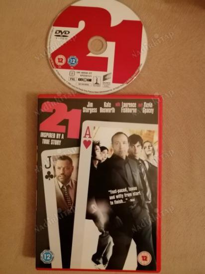 21 - A ROBERT LUKETIC FILM -  DVD FİLM  - 118 DAKİKA+ EXTRAS -AVRUPA BASIM TÜRKÇE DİL SEÇENEĞİ YOKTUR (+12)