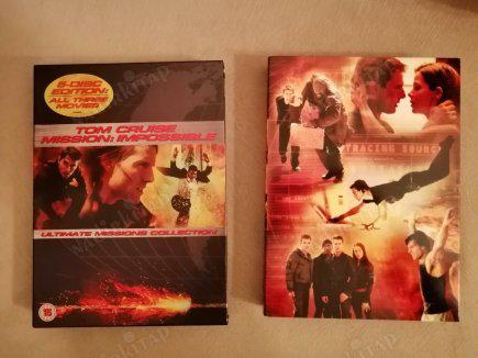 MISSION:IMPOSSIBLE I,II VE III -5 DISC EDITION -ULTIMATE MISSIONS COLLECTION  344 DAKİKA+ EXTRAS -AVRUPA BASIM TÜRKÇE DİL SEÇENEĞİ YOKTUR (+12)