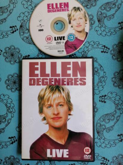 ELLEN DEGENERES -LIVE  - 66 DAKİKA DVD FİLM-AVRUPA BASIM TÜRKÇE DİL SEÇENEĞİ YOKTUR (+12)