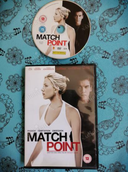 MATCH POINT - A WOODY ALLEN FILM -  119 DAKİKA + EXTRAS  DVD -AVRUPA BASIM TÜRKÇE DİL SEÇENEĞİ YOKTUR (+12)