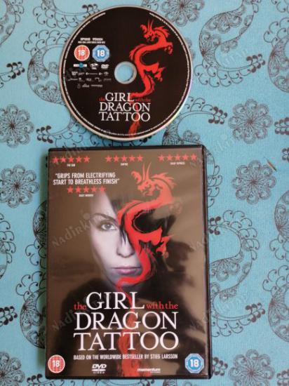 THE GIRL WITH THEDRAGON TATOO -NOOMI RAPACE- 152 DAKİKA + EXTRAS  DVD -AVRUPA BASIM TÜRKÇE DİL SEÇENEĞİ YOKTUR (+18)