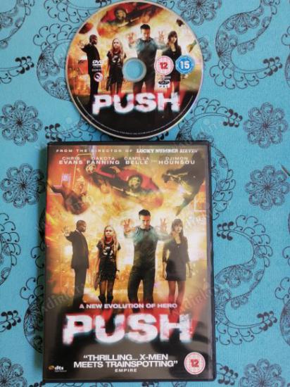 PUSH - CHRIS EVANS/DAKOTA FANNING - DVD FİLM 106 DAKİKA+EXTRAS AVRUPA BASIM TÜRKÇE DİL SEÇENEĞİ YOKTUR (+12)