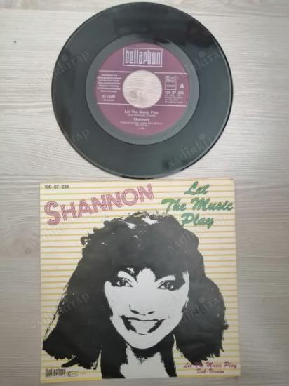 SHANNON - LET THE MUSIC PLAY- 1983 ALMANYA BASIM 45 LİK PLAK