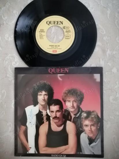 QUEEN - RADIO GAGA  - 1984 ALMANYA BASIM 45 LİK PLAK