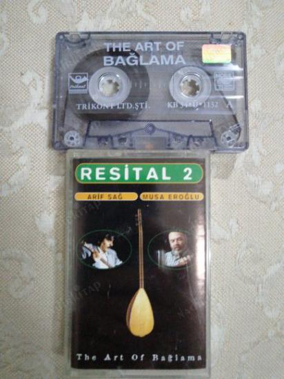 RESİTAL 2 -ARİF SAĞ / MUSA EROĞLU 1993 Türkiye Basım KASET