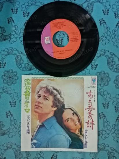 FRANCIS LAI - LOVE STORY - 1971  JAPONYA  BASIM  45 LİK PLAK