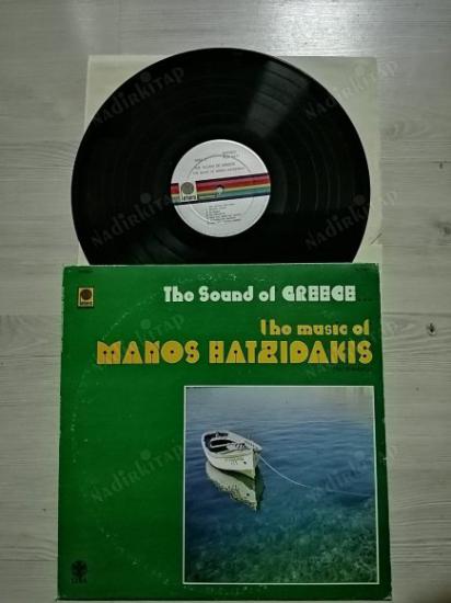 MANOS HATZIDAKIS - THE SOUND OF GREECE - 1980 USA  BASKI  LP ALBÜM  33 LÜK PLAK