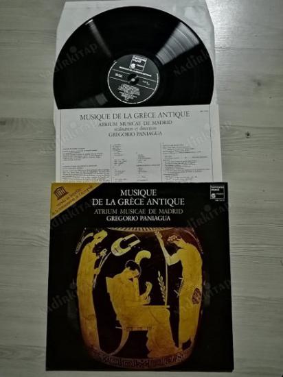 ATRIUM MUSICAE DE MADRID - GREGORIO PANIAGUA - ANTİK GREK MÜZİKLERİ - 1979 FRANSA BASKI  LP ALBÜM  33 LÜK DÖNEM PLAK