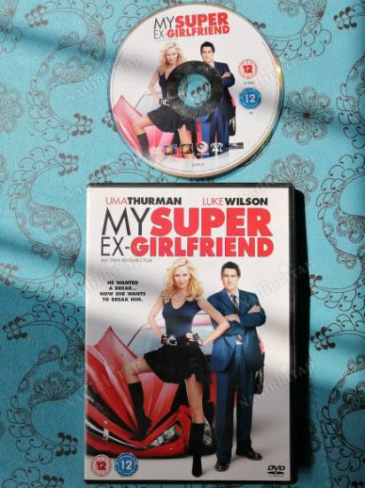 MY SUPER EX-GIRLFRIEND - UMA THURMAN/ LUKE WILSON   DVD  FİLM - 92 DAKİKA +EXTRAS AVRUPA BASIM TÜRKÇE DİL SEÇENEĞİ YOKTUR (+12)