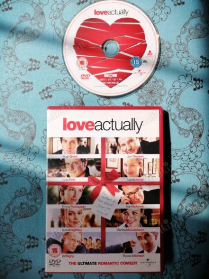 LOVE ACTUALLY - HUGH GRANT /KEIRA KNIGHTLEY  DVD  FİLM - 129 DAKİKA +EXTRAS AVRUPA BASIM TÜRKÇE DİL SEÇENEĞİ YOKTUR (+15)