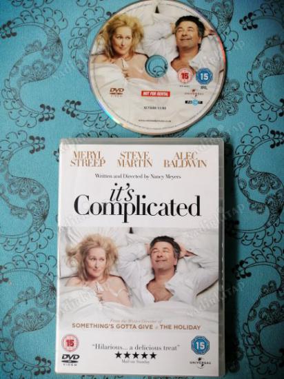 IT’S COMPLICATED - MERYL STREEP /STEVE MARTIN /ALEC BALDWIN   DVD  FİLM - 129 DAKİKA +EXTRAS AVRUPA BASIM TÜRKÇE DİL SEÇENEĞİ YOKTUR (+15)