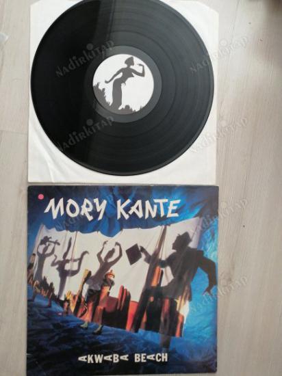 MORY KANTE - AKWABA BEACH - 1987 FRANSA BASIM  LP ALBÜM- 33 LÜK *DÖNEM BASKI*PLAK