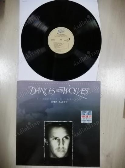 DANCES WITH WOLVES ( KURTLARLA DANS ) - SOUNDTRACK - JOHN BARRY  -1991 İSPANYA BASIM NADİR LP ALBÜM