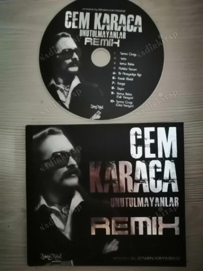 CEM KARACA - UNUTULMAYANLAR REMIX  MÜZİK   CD  - 2010 TÜRKİYE BASIM  CD