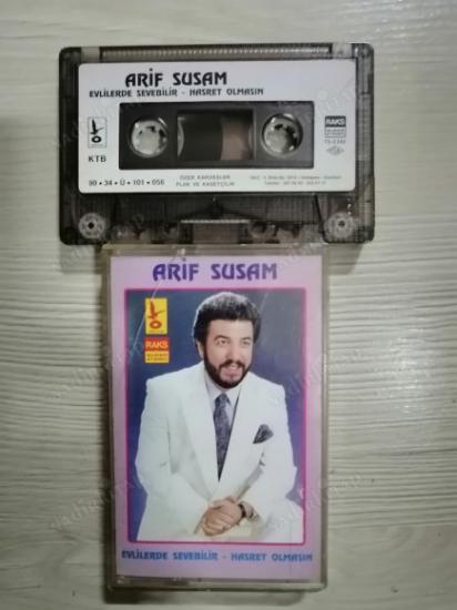 ARİF SUSAM / HASRET OLMASIN-EVLİLERDE SEVEBİLİR /KASET/ -  1991 Türkiye Basım Kaset