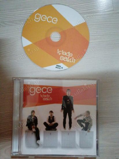 GECE  / İÇİNDE SAKLI /  ALBÜM  CD - TÜRKİYE 2008 BASIM