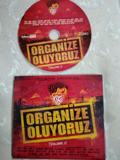 ORGANİZE OLUYORUZ VOLUME 3 (HIPHOP LIFE )  /  ALBÜM  CD - 2014 TÜRKİYE  BASIM