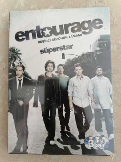 ENTOURAGE  /BEŞİNCİ SEZONUN TAMAMI ( THE COMPLETE FIFTH SEASON ) / 3 DISC SET / DVD DİZİ  FİLM -  / 326   DAKİKA * AÇILMAMIŞ AMBALAJINDA