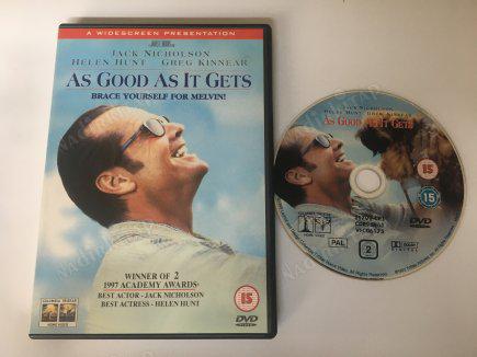 AS GOOD AS IT GETS- 133 DAKİKA DVD FİLM İNGİLTERE BASIM