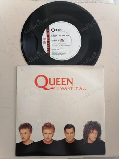 QUEEN  - I WANT IT ALL - 1989 İNGİLTERE BASIM  NADİR  45’LİK  PLAK