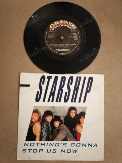 STARSHIP - NOTHING’S GONNA STOP US NOW  1987  İNGİLTERE   BASIM 45 LİK PLAK