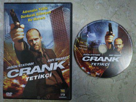 TETİKÇİ ( CRANK ) - JASON STATHAM / AMY SMART -  87  DAKİKA TÜRKİYE BASIM -   DVD FİLM