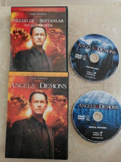 ANGELS & DEMONS  -TOM HANKS - A RON HOWARD FİLM - 2 DISC EXTENDED EDITION  140 DAKİKA -DVD FİLM  (ÜÇ BOYUTLU GÖRÜNÜM  ÖZEL KUTUSUNDA )