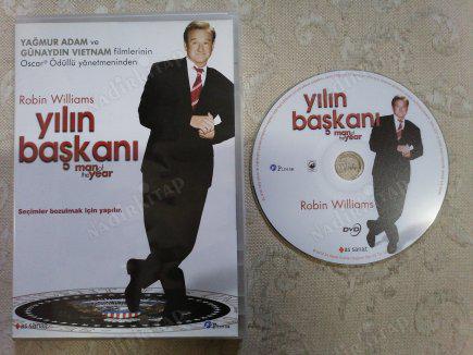 YILIN BAŞKANI  ( MAN OF THE YEAR ) - ROBIN WILLIAMS  - 110 DAKİKA   TÜRKİYE BASIM - DVD FİLM