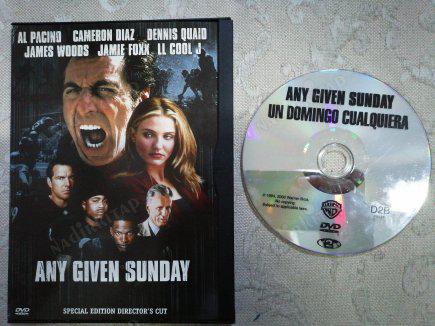 ANY GIVEN SUNDAY - BİR OLIVER STONE FİLMİ - AL PACINO/ CAMERON DIAZ -  151 DAKİKA   TÜRKİYE BASIM (İLK BASIM KARTON KAPAK)