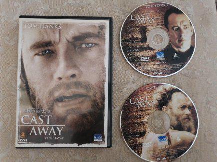 CAST AWAY ( YENİ HAYAT )  2 DİSKLİ VERSİYON / TOM HANKS  - 143 DAKİKA TÜRKİYE BASIM - DVD  FİLM