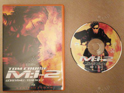 M:I-2 ( GÖREVİMİZ TEHLİKE 2 ) - TOM CRUISE - BİR JOHN WOO  FİLMİ - 118   DAKİKA+EXTRAS  - TÜRKİYE BASIM DVD FİLM