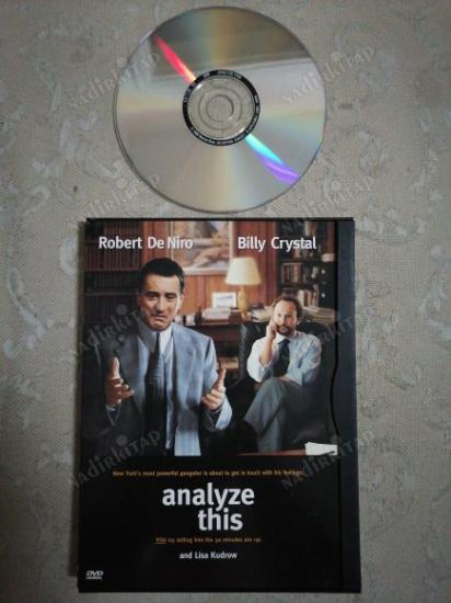 ANALYZE THIS - ROBERT DE NIRO BILLY CRYSTAL  - 99 DAKİKA  (İLK BASIM KARTON KAPAK) - YABANCI BASIM 1. BÖLGE TÜRKÇE DİL SEÇENEKLİDİR