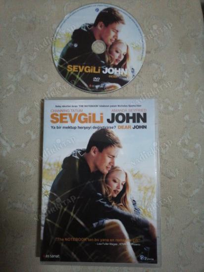 SEVGİLİ JOHN ( DEAR JOHN ) CHANNING TATUM AMANDA SEYFRIED  - 105 DAKİKA + EXTRAS   -TÜRKİYE BASIM DVD FİLM