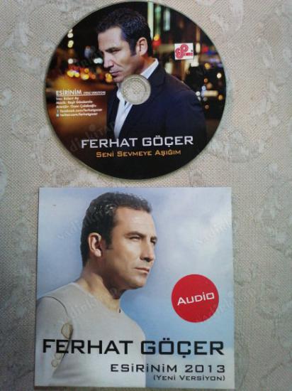 FERHAT GÖÇER - ESİRİNİM 2013 (YENİ VERSİYON ) - NADİR  PROMO SINGLE CD