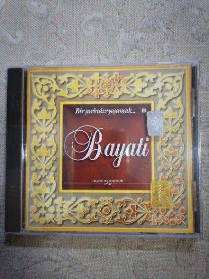 TÜRK SANAT MÜZİĞİ SEÇMELERİ 8 - BAYATİ - BİR ŞARKIDIR YAŞAMAK   - TÜRKİYE BASIM CD ( SARI BANDROL )