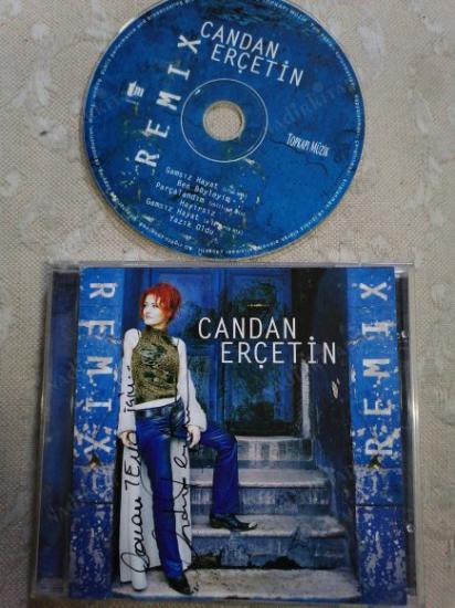 CANDAN ERÇETİN - REMIX - 2003 TÜRKİYE BASIM ALBÜM CD * İMZALI*